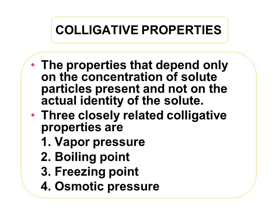 Colligative Properties Lab Report Answers